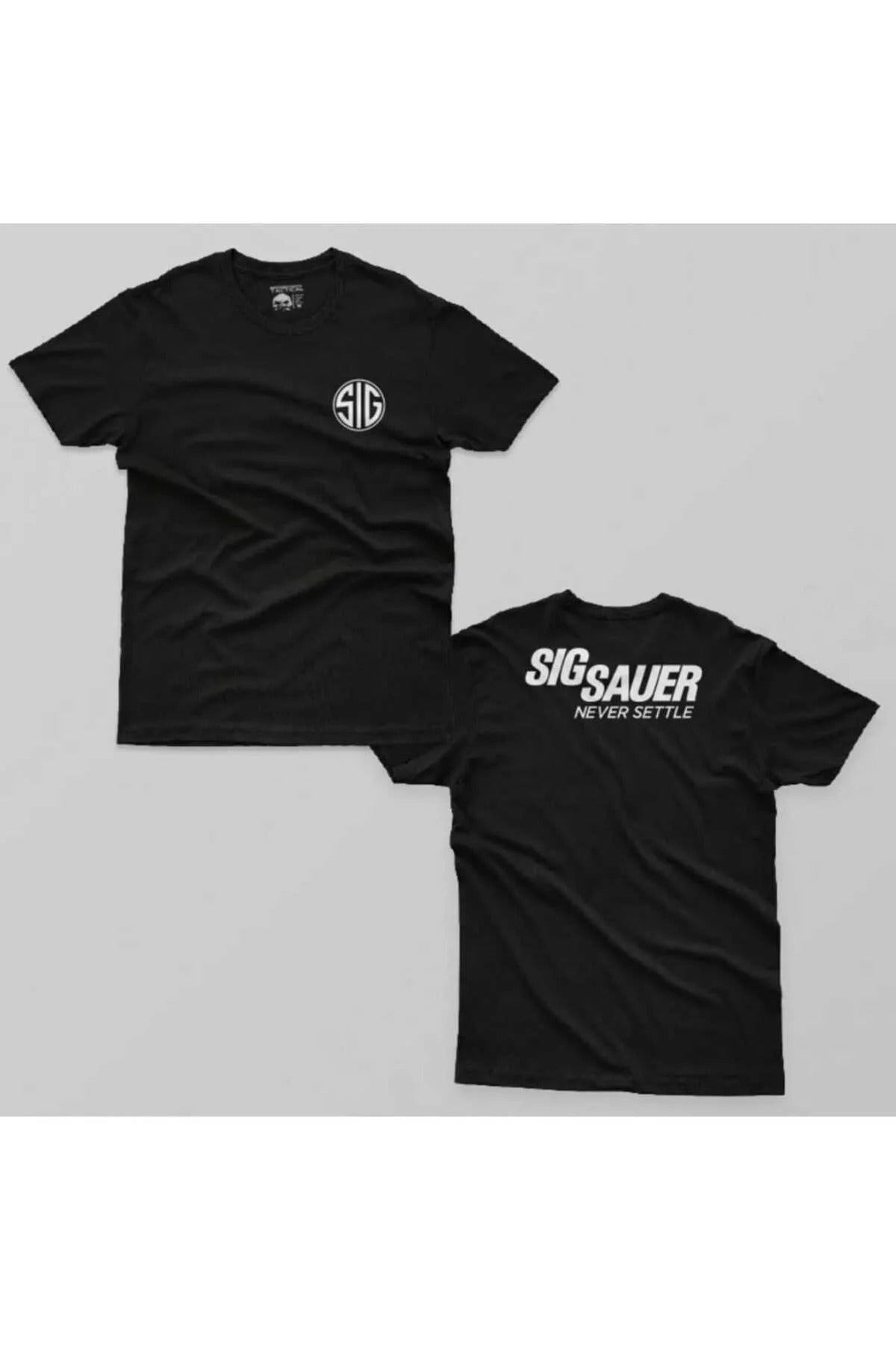 Sig Sauer Never Settle Erkek Tişört