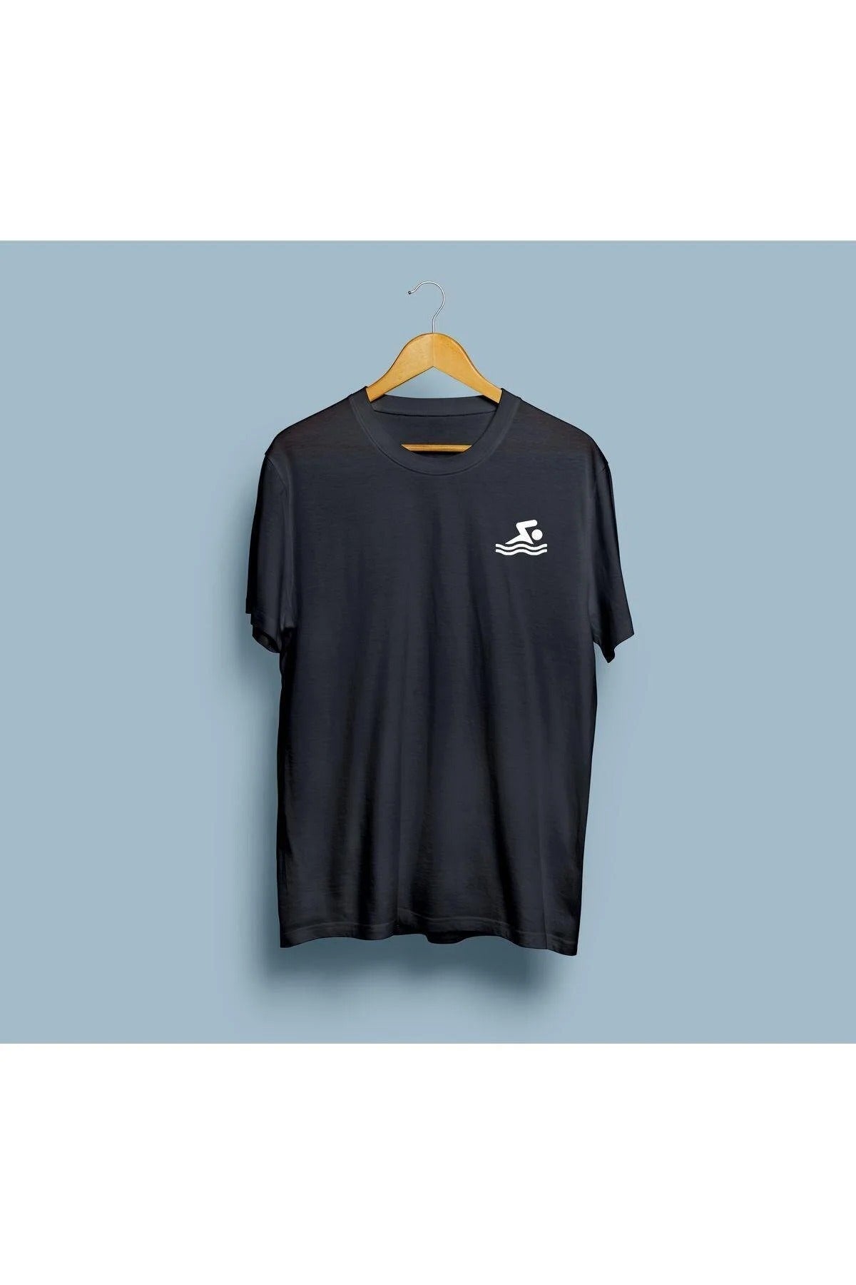 Oversize Yüzme / yüzücü / swim Cep tasarım unisex T-shirt