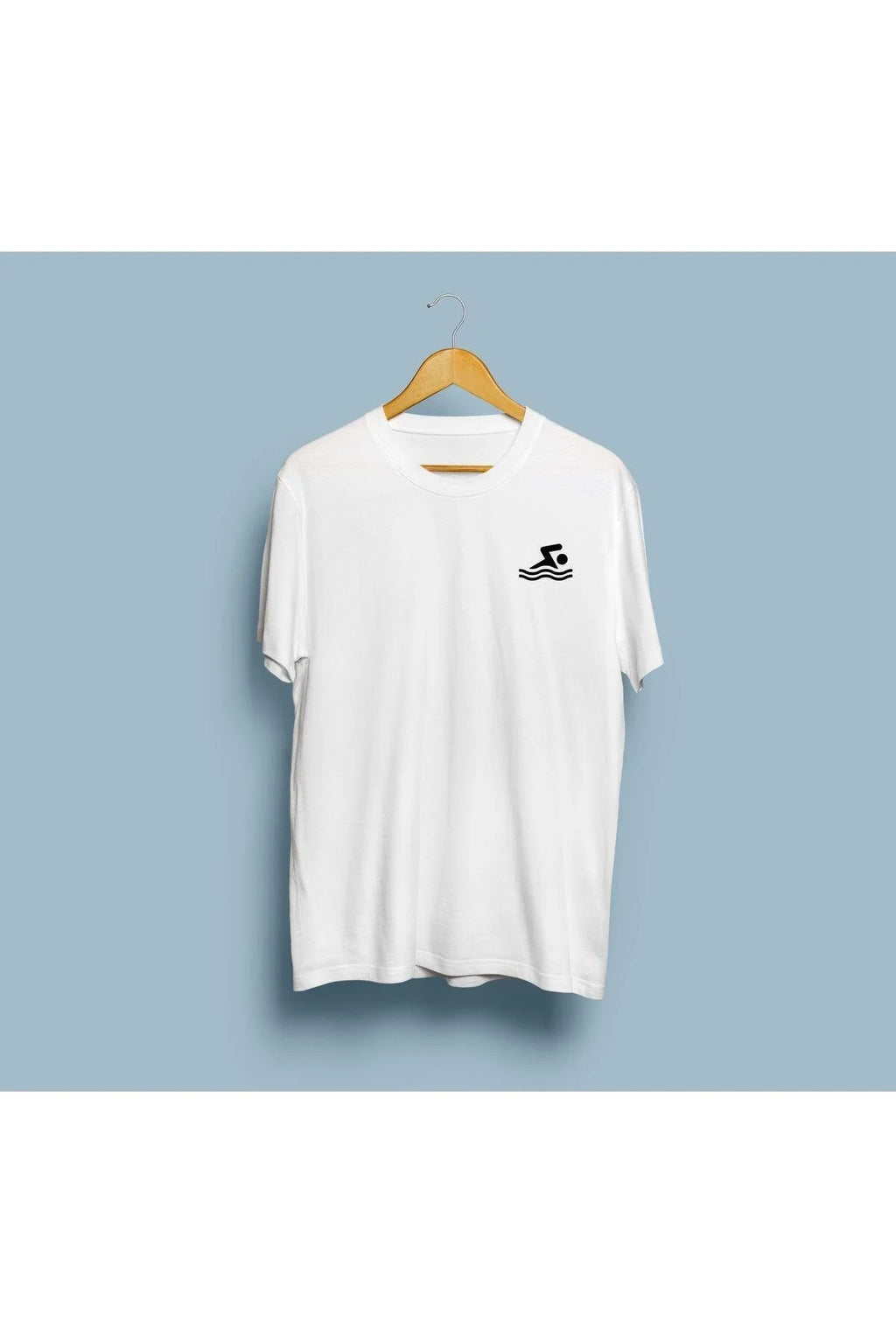 Oversize Yüzme / yüzücü / swim Cep tasarım unisex T-shirt