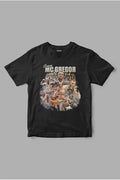 UFC MCGregor Baskılı Oversize Kalıp Pamuklu T-Shirt