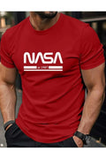 NASA Baskılı Kadın-Erkek Oversize Özel Tasarım Baskılı T-shirt