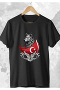 Bozkurt Sancak Baskılı Oversize T-Shirt
