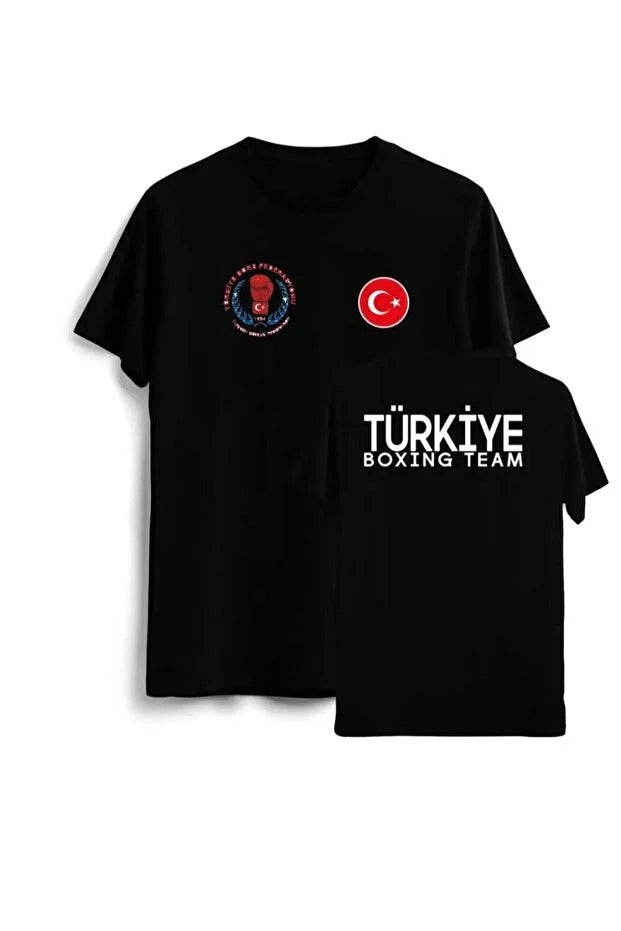 Türkiye Box TEAM Baskılı Oversize Kalıp T-shirt