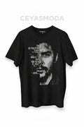 Metal Poster Ernosto Che Guevara Hafl Face Yarım Yüz Baskılı Tişört Unisex T-shirt