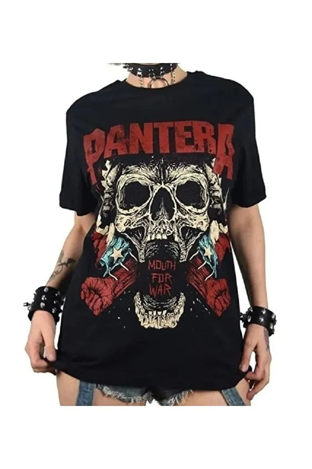 Pantera Siyah Erkek Tişört