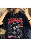Black Stones - Nana Osaki Guitar Siyah Unisex T-shirt-